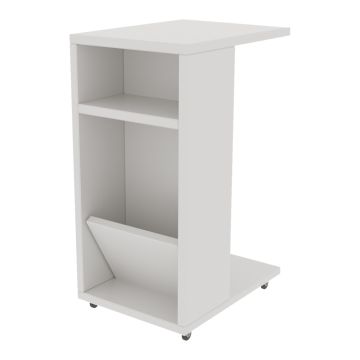 Table d'appoint pour ordinateur portable Beiarn panneau de particules 40 x 30 x 63 cm [en.casa]