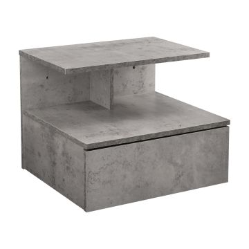 Étagère murale Amberg 40 x 35 x 31 cm Effet béton [en.casa]