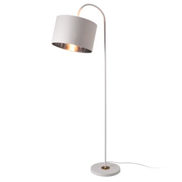 Lampadaire Toledo E27 Hauteur 173 cm Blanc [lux.pro]