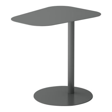 Table d'appoint Nastätten métal 50 x 50 x 38 cm gris mat [en.casa]