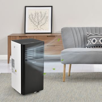 Climatiseur Portable R290 Déshumidificateur Classe Énergétique A Noir / Blanc [in.tec]