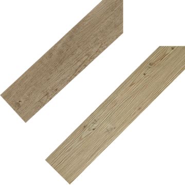 Revêtement de Sol Adhésif Lames Laminées PVC Vinyle Effet Naturel Compatible au Plancher Chauffant 7 Pièces 0,975 m² [neu.haus]