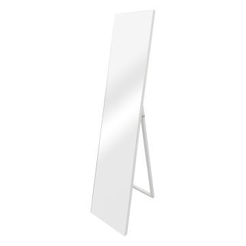 Miroir sur pied Barletta psyché inclinable 150 x 35 cm blanc [en.casa]