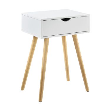 Table de Chevet Sörby 60 x 40 x 29,5 cm Plusieurs Couleurs [en.casa]