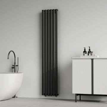 Radiateur à panneau plat Nore 707 W acier 180 x 36 cm noir [neu.haus]