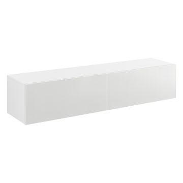 Étagère Murale Evaton 140 x 33 x 30 cm Blanc Brillant [en.casa]