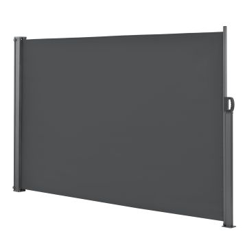 Store pour Balcon Mulhacén Latéral Acier Polyester 180 x 300 cm Anthracite [pro.tec] 