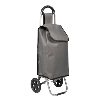 Chariot de courses Nørre 36 litres 93 x 32 x 30 cm gris foncé / noir [en.casa]