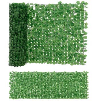 Clôture avec Feuilles Brise Vue Vert 300 x 150 cm [neu.haus]