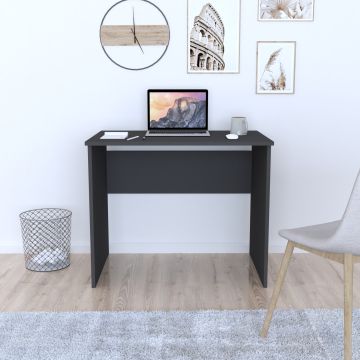 Bureau Årdal panneau de particules 90 x 60 x 74 cm anthracite [en.casa]