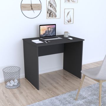 Bureau Årdal panneau de particules 90 x 60 x 74 cm anthracite [en.casa]