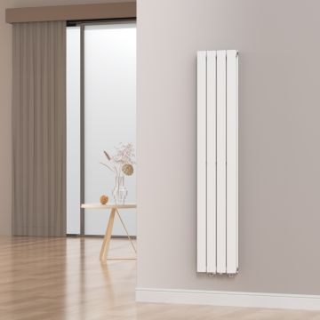 Radiateur à panneaux double Nore 1006 W acier 160 x 30 cm blanc [neu.haus]