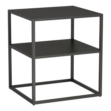 Table d'appoint Raahe acier 50 x 45 x 40 cm [en.casa]