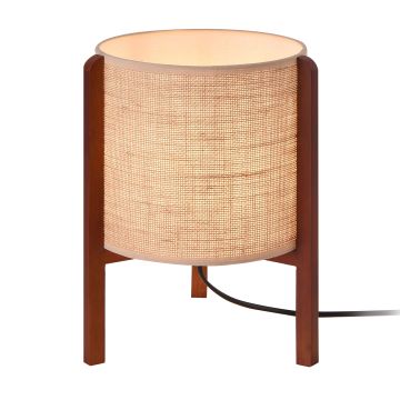 Lampe de table Solihull 30 x 22 cm marron beige lux.pro