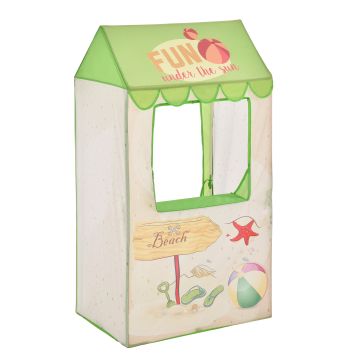 [casa.pro] Cabane pour les enfants Motif de cabane de plage 120 x 65 x 45 cm