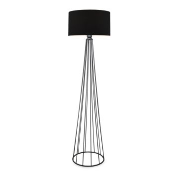 Lampadaire Neath hauteur 155 cm E27 anthracite / noir [lux.pro]