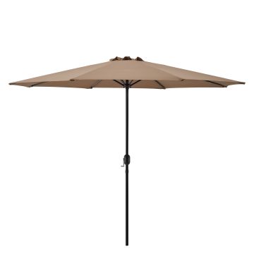 Parasol de Jardin Résistant UV Imperméable Polyester Acier 300 x 230 cm [casa.pro]