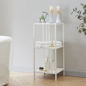 Étagère autoportante Kumlinge acier 80 x 35 x 35 cm [en.casa]