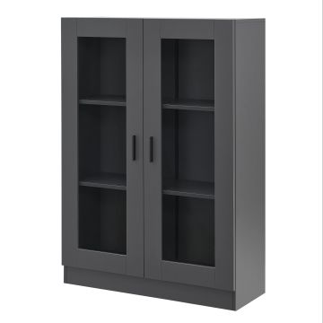 Armoire vitrée Sorø 115 x 80 x 31 cm [en.casa]