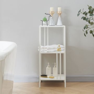 Étagère autoportante Kumlinge acier 80 x 35 x 35 cm [en.casa]