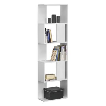 Bibliothèque Aneby 159 x 45 x 24 cm Blanc [en.casa]