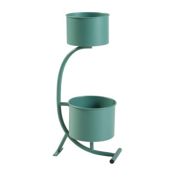 Porte-plantes Almelo 63 x 29 x 21 cm vert [en.casa]