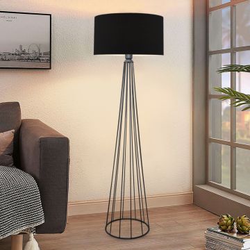 Lampadaire Neath hauteur 155 cm E27 anthracite / noir [lux.pro]