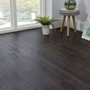 Lames Laminées PVC Vinyle 7 Pièces 0,975 m² Dark Wood Wenge Bois de Wengé [neu.holz]