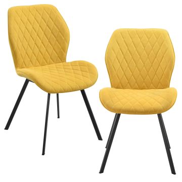 Lot de 2 Chaises de Salle à Manger Sarpsborg 89 x 51 x 64 cm [en.casa]