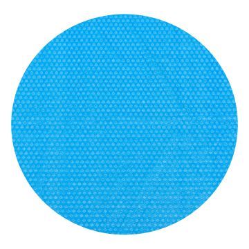 Bâche Solaire de Piscine Ronde Diamètre 244 cm Polyéthylène Bleu [en.casa]