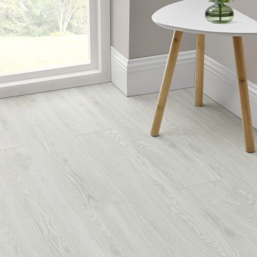 Revêtement de Sol Adhésif Valona PVC Vinyle 7 Pièces 0,975 m² White Oak Chêne Blanchi [neu.holz]