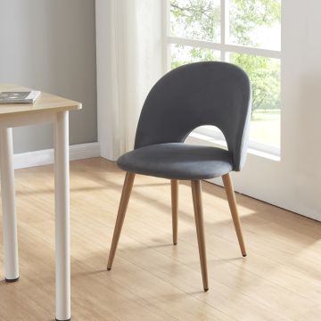 Lot de 2 chaises de salle à manger Karijoki 77 x 50 x 55 cm [en.casa]