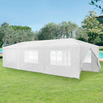 Pavillon de Jardin Wedau Blanc 900 x 300 x 255 cm [casa.pro]