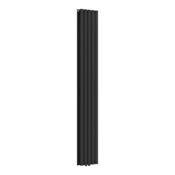 Radiateur à panneaux double Nore 1122 W acier 180 x 30 x 8 cm noir [neu.haus]