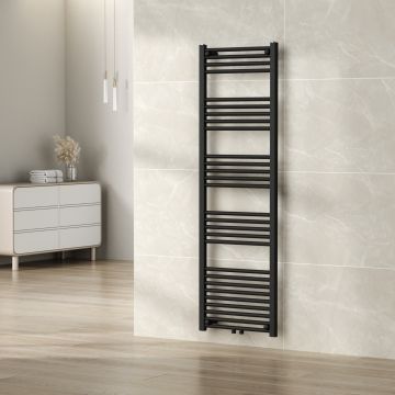 Radiateur sèche-serviettes Voss acier 160 x 50 cm noir [neu.haus]