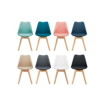 Lot de 2 Chaises de Salle à Manger Fläten plusieurs couleurs [en.casa] 