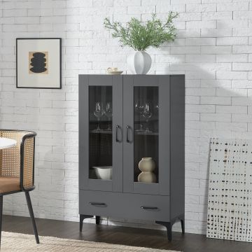 Armoire vitrée Søndersø 115 x 70 x 31 cm [en.casa]