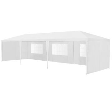 Pavillon de Jardin Wedau Blanc 900 x 300 x 255 cm [casa.pro]