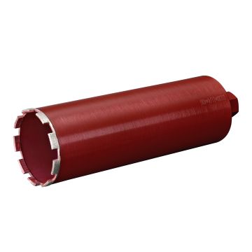 [in.tec] Couronne de forage diamantée (120x400mm) Trépan - humide + sec