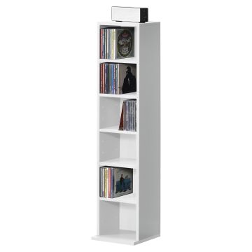 Étagère CD Aventoft  90 x 20 x 20 cm Plusieurs couleurs [en.casa]